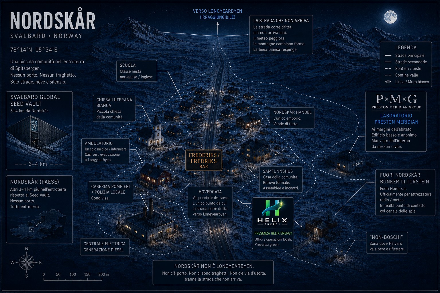 Mappa illustrata di Nordskår